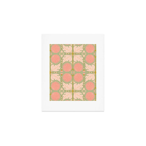 Gabriela Simon Art Nouveau Bohemian Peach Art Print