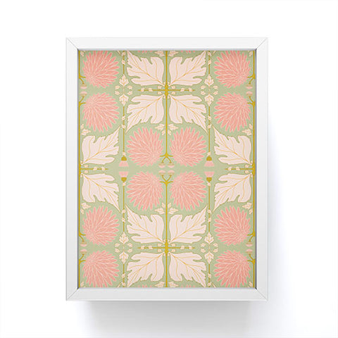 Gabriela Simon Art Nouveau Bohemian Peach Framed Mini Art Print