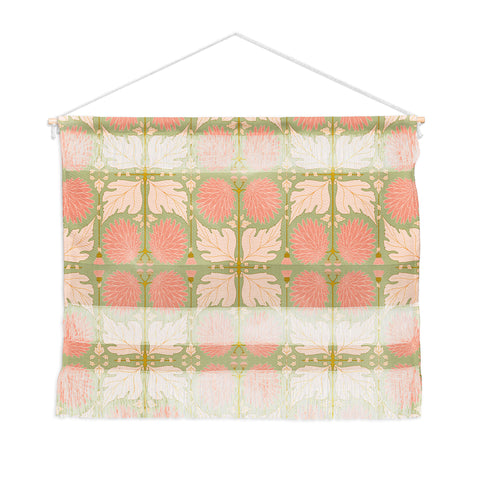 Gabriela Simon Art Nouveau Bohemian Peach Wall Hanging Landscape