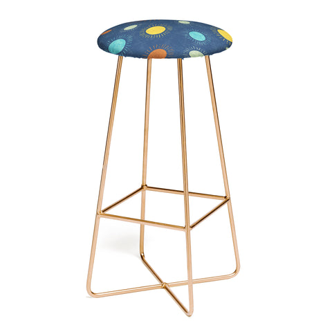 Gabriela Simon Blue Desert Sun Bar Stool