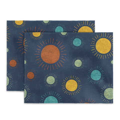 Gabriela Simon Blue Desert Sun Placemat