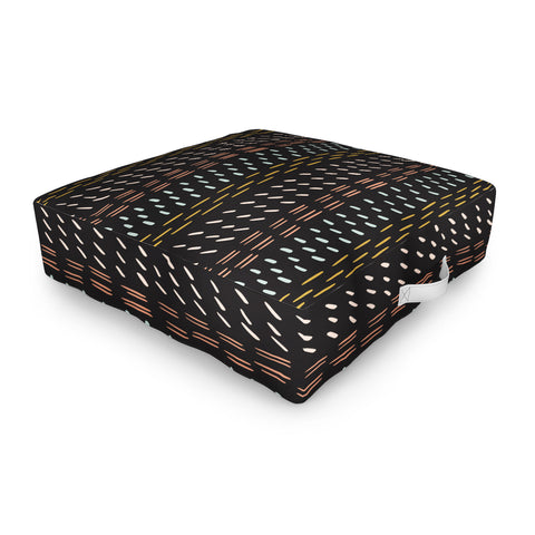 Gabriela Simon Boehmian Mudcloth Outdoor Floor Cushion