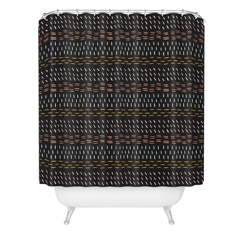 Gabriela Simon Boehmian Mudcloth Shower Curtain