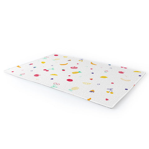 Gabriela Simon Ditsy Fruity Doodles Area Rug