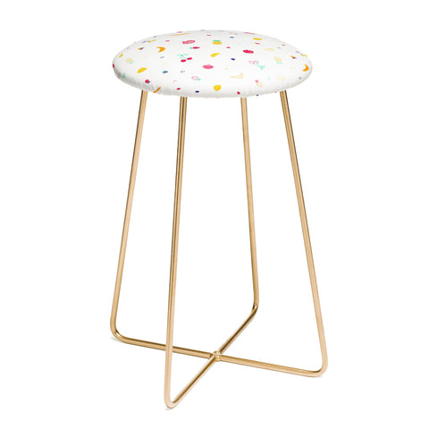 Gabriela Simon Ditsy Fruity Doodles Counter Stool