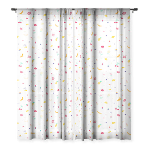 Gabriela Simon Ditsy Fruity Doodles Sheer Non Repeat