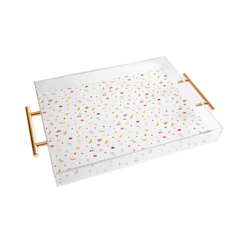 Gabriela Simon Ditsy Fruity Doodles Acrylic Tray