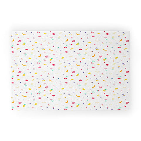 Gabriela Simon Ditsy Fruity Doodles Welcome Mat
