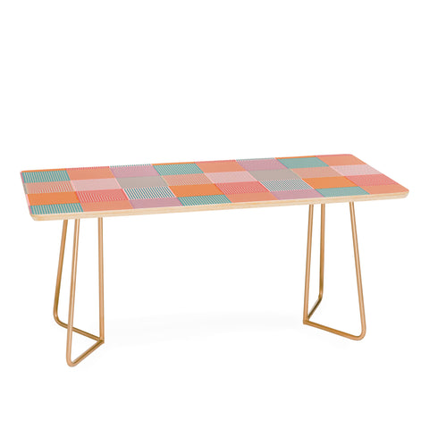 Gabriela Simon Flower Fields Abstract Coffee Table