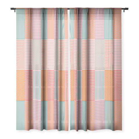 Gabriela Simon Flower Fields Abstract Sheer Non Repeat