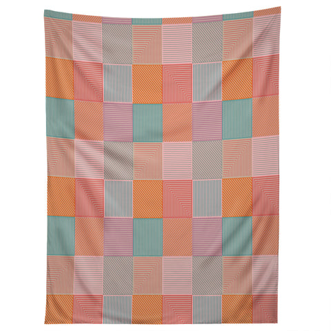 Gabriela Simon Flower Fields Abstract Tapestry