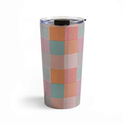 Gabriela Simon Flower Fields Abstract Travel Mug