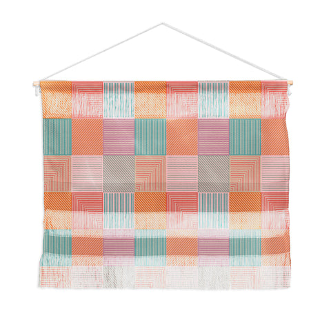 Gabriela Simon Flower Fields Abstract Wall Hanging Landscape