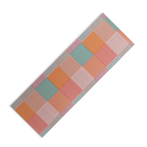 Gabriela Simon Flower Fields Abstract Yoga Mat