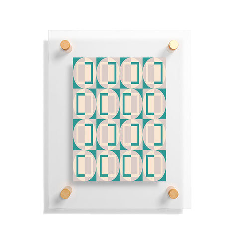 Gabriela Simon Mid Century Modern Geometric Floating Acrylic Print