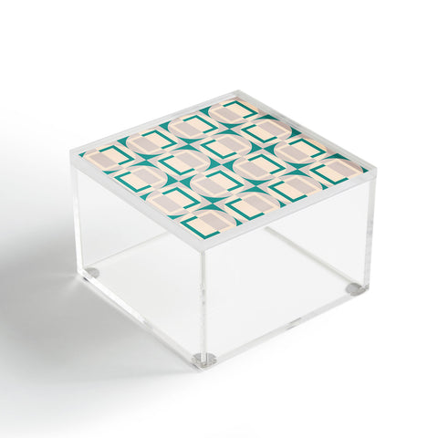Gabriela Simon Mid Century Modern Geometric Acrylic Box