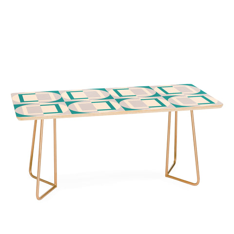 Gabriela Simon Mid Century Modern Geometric Coffee Table