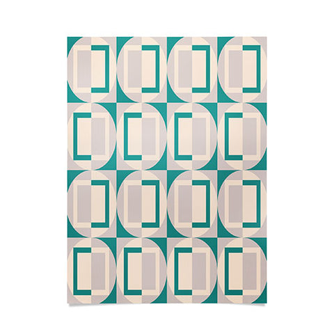 Gabriela Simon Mid Century Modern Geometric Poster