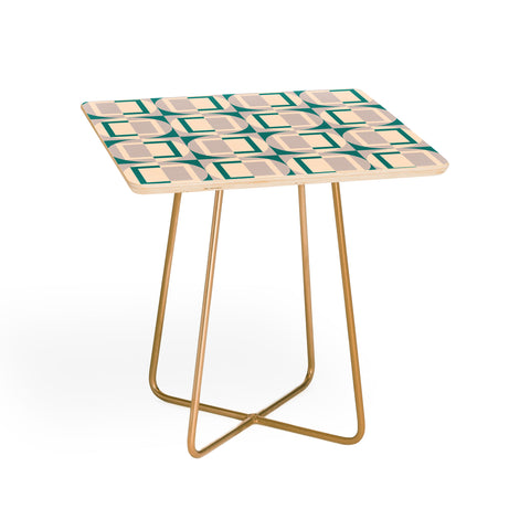 Gabriela Simon Mid Century Modern Geometric Side Table