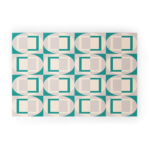 Gabriela Simon Mid Century Modern Geometric Welcome Mat