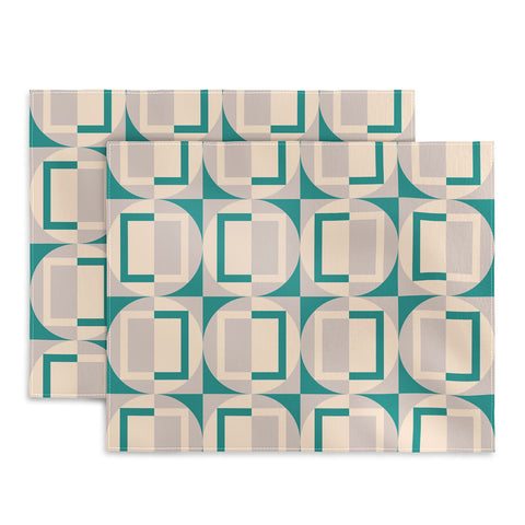 Gabriela Simon Mid Century Modern Geometric Placemat