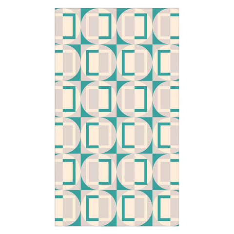 Gabriela Simon Mid Century Modern Geometric Tablecloth