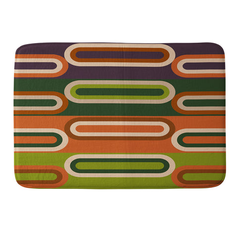 Gabriela Simon Mid Century Modern Geometry Memory Foam Bath Mat