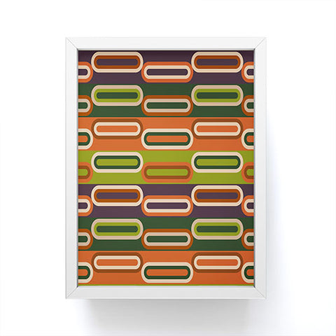 Gabriela Simon Mid Century Modern Geometry Framed Mini Art Print