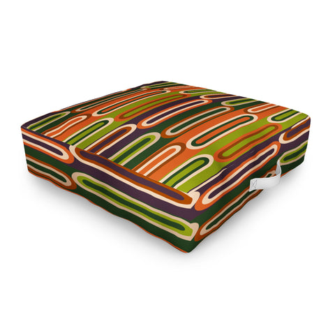 Gabriela Simon Mid Century Modern Geometry Outdoor Floor Cushion