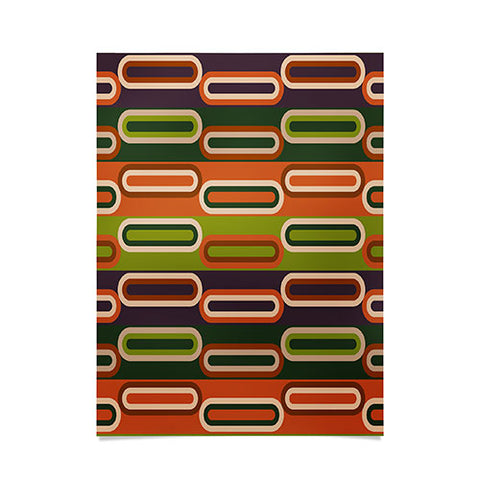 Gabriela Simon Mid Century Modern Geometry Poster