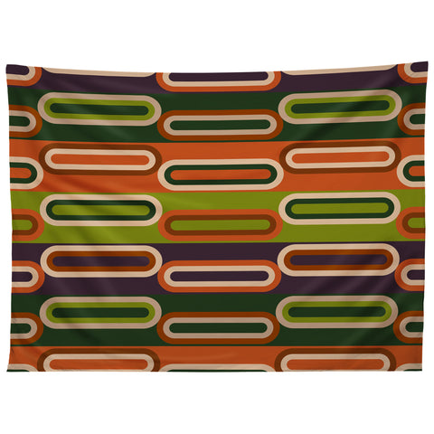 Gabriela Simon Mid Century Modern Geometry Tapestry