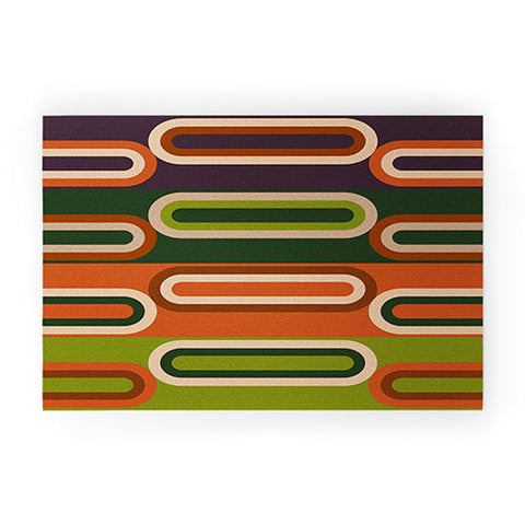 Gabriela Simon Mid Century Modern Geometry Welcome Mat