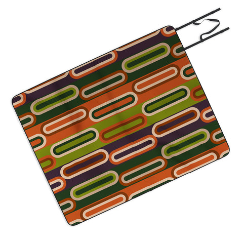 Gabriela Simon Mid Century Modern Geometry Picnic Blanket