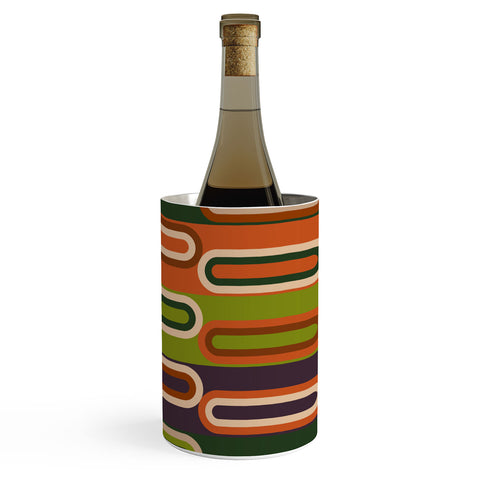 Gabriela Simon Mid Century Modern Geometry Wine Chiller