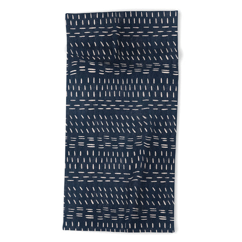Gabriela Simon Mudcloth Distress Denim Beach Towel