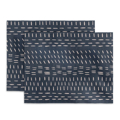 Gabriela Simon Mudcloth Distress Denim Placemat