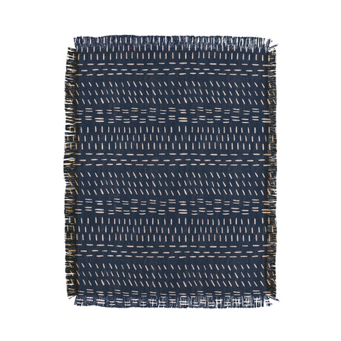 Gabriela Simon Mudcloth Distress Denim Throw Blanket