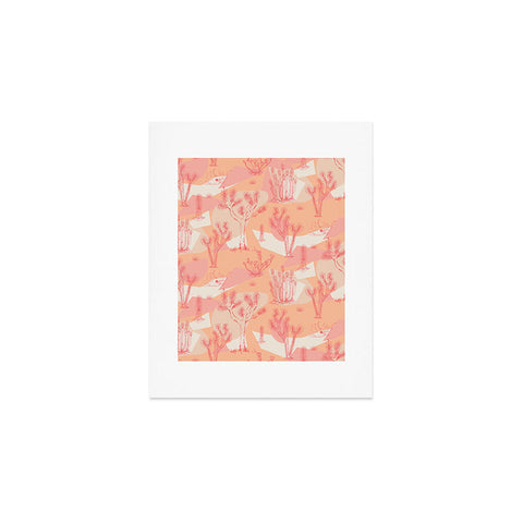 Gabriela Simon Peach Mohave Desert Art Print