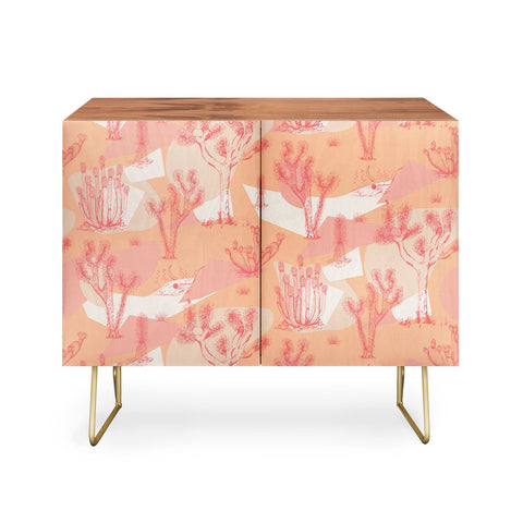 Gabriela Simon Peach Mohave Desert Credenza