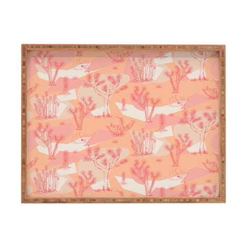 Gabriela Simon Peach Mohave Desert Rectangular Tray