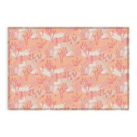 Gabriela Simon Peach Mohave Desert Outdoor Rug