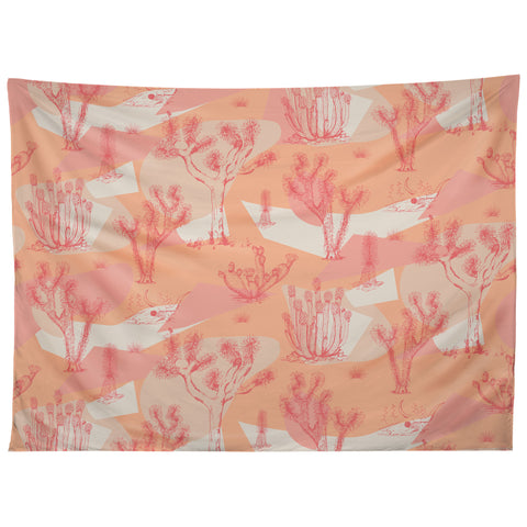 Gabriela Simon Peach Mohave Desert Tapestry