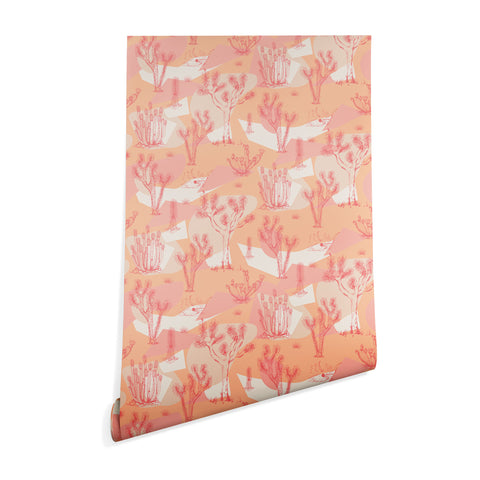 Gabriela Simon Peach Mohave Desert Wallpaper