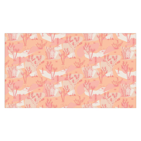 Gabriela Simon Peach Mohave Desert Tablecloth