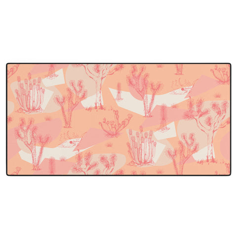 Gabriela Simon Peach Mohave Desert Desk Mat