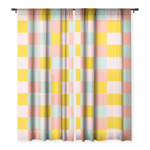 Gabriela Simon Retro Funky Checks Sheer Non Repeat