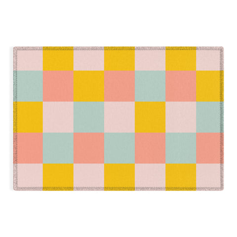 Gabriela Simon Retro Funky Checks Outdoor Rug