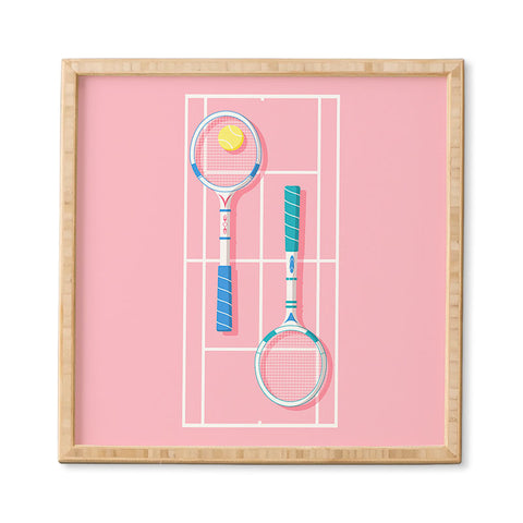 Gabriela Simon Retro Tennis Framed Wall Art
