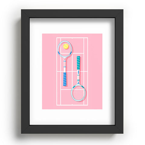 Gabriela Simon Retro Tennis Recessed Framing Rectangle