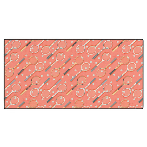 Gabriela Simon Retro Tennis on Clay Desk Mat